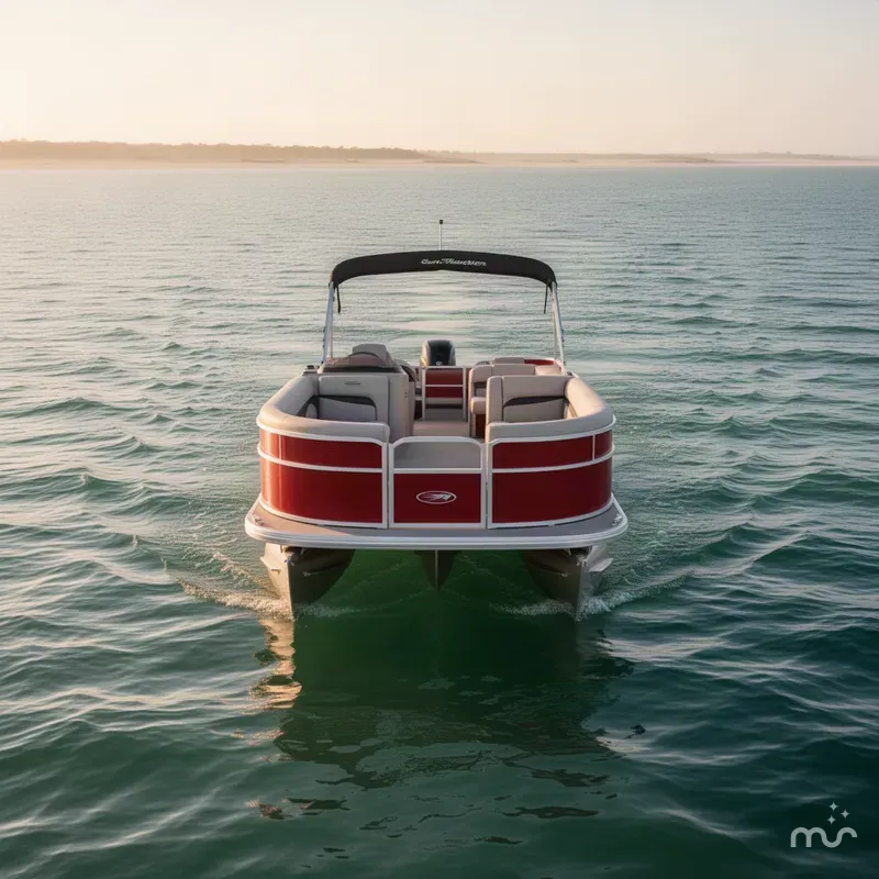 Slide: The Image of Sun Tracker Party Barge 18 DLX 2027 - 3