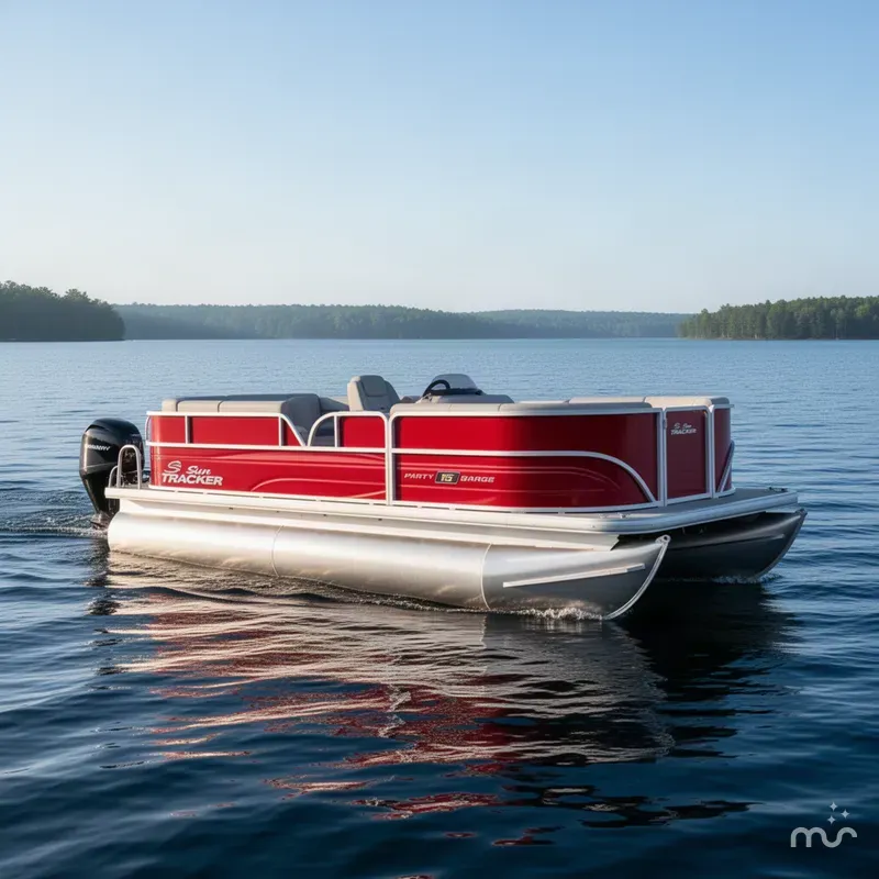 The Image of Sun Tracker Party Barge 16 DLX 2027 - 0