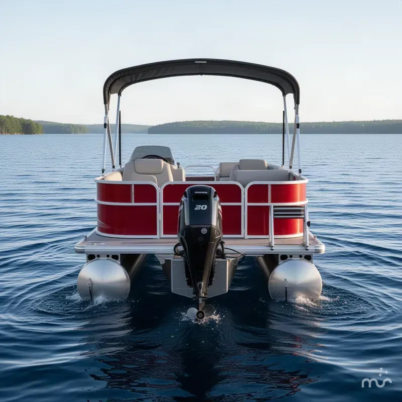 Slide: The Image of Sun Tracker Party Barge 16 DLX 2027 - 2