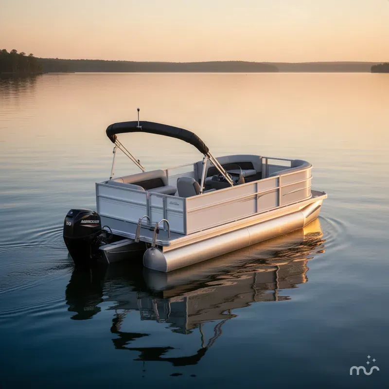 The Image of Sun Tracker Party Barge 16 DLX 2027 - 0