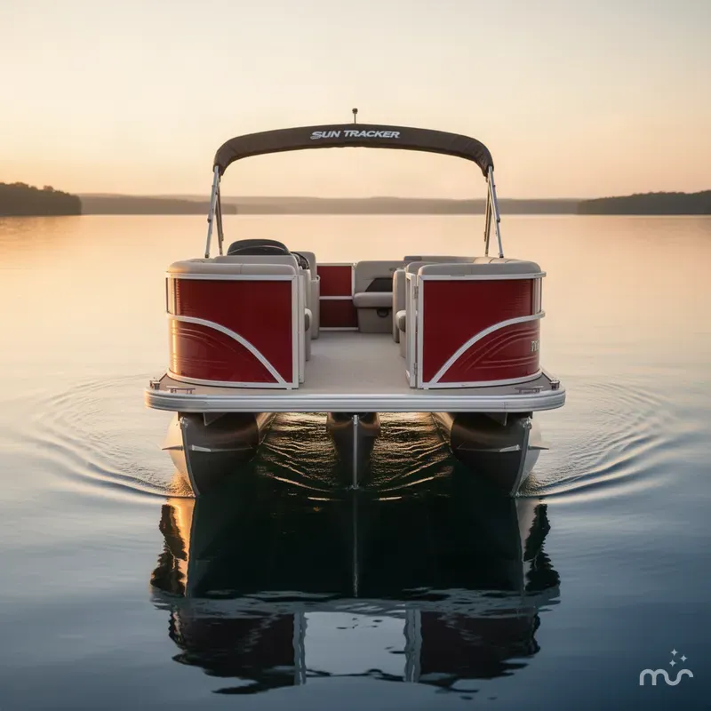 The Image of Sun Tracker Party Barge 16 DLX 2027 - 1