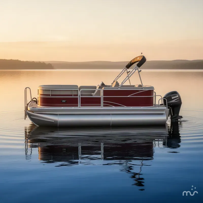 Slide: The Image of Sun Tracker Party Barge 16 DLX 2027 - 2