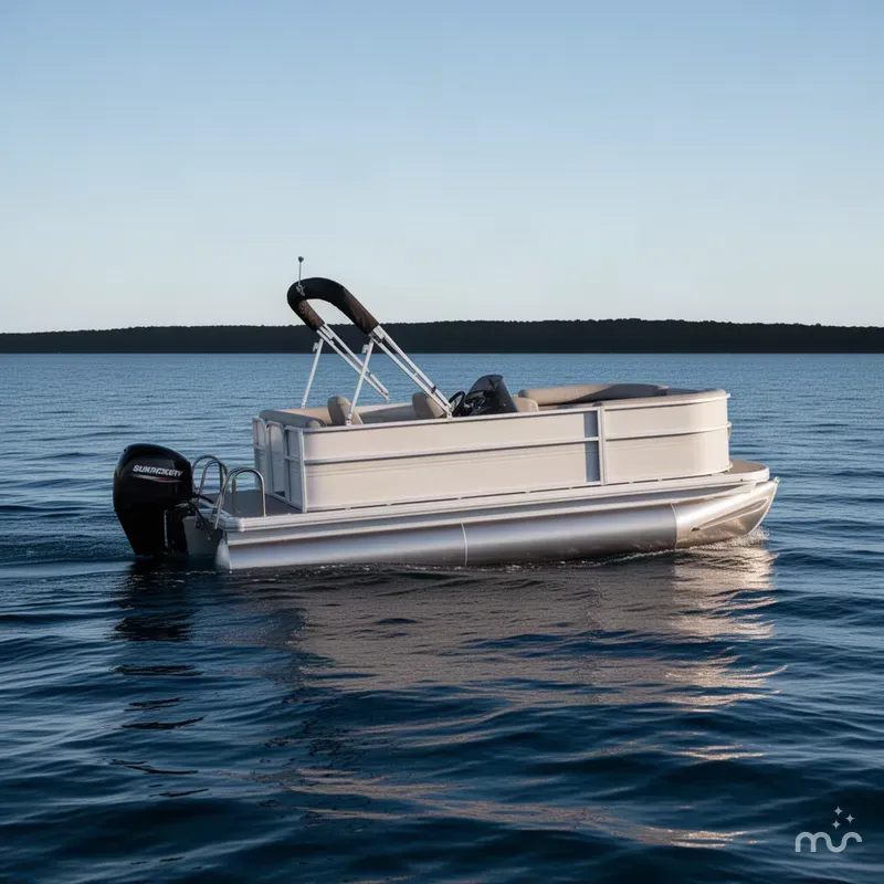 The Image of Sun Tracker Party Barge 16 DLX 2027 - 0