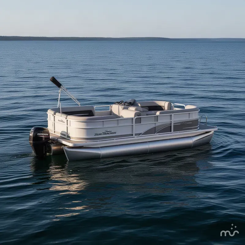 The Image of Sun Tracker Party Barge 16 DLX 2027 - 0