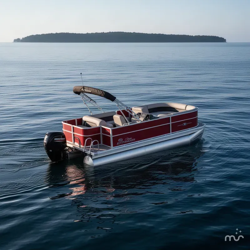 The Image of Sun Tracker Party Barge 18 DLX 2027 - 0