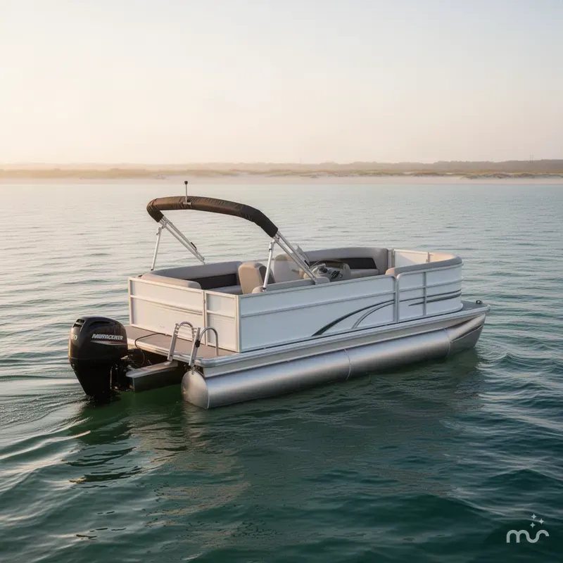 The Image of Sun Tracker Party Barge 16 DLX 2027 - 0