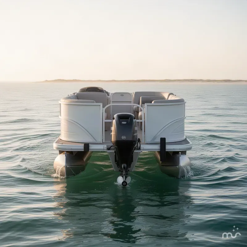 Slide: The Image of Sun Tracker Party Barge 16 DLX 2027 - 3