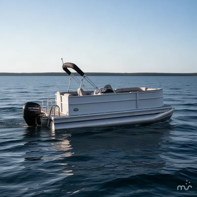 The Image of Sun Tracker Party Barge 16 DLX 2027 - 0