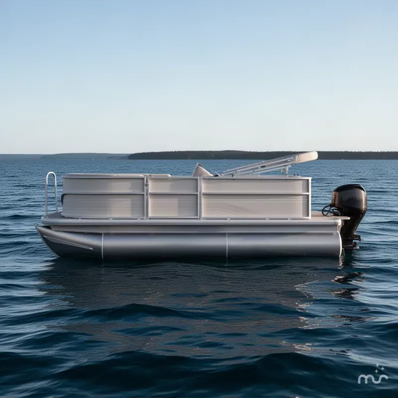 Slide: The Image of Sun Tracker Party Barge 16 DLX 2027 - 1