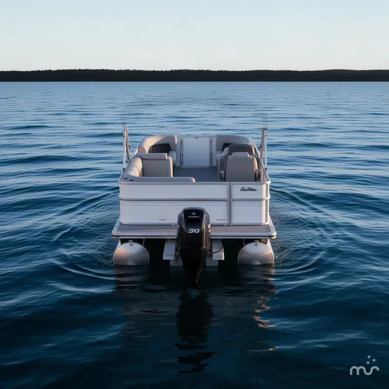 Slide: The Image of Sun Tracker Party Barge 16 DLX 2027 - 2