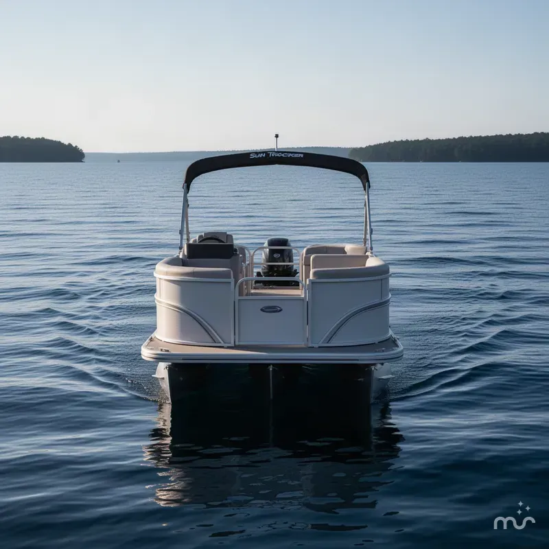 Slide: The Image of Sun Tracker Party Barge 16 DLX 2027 - 3