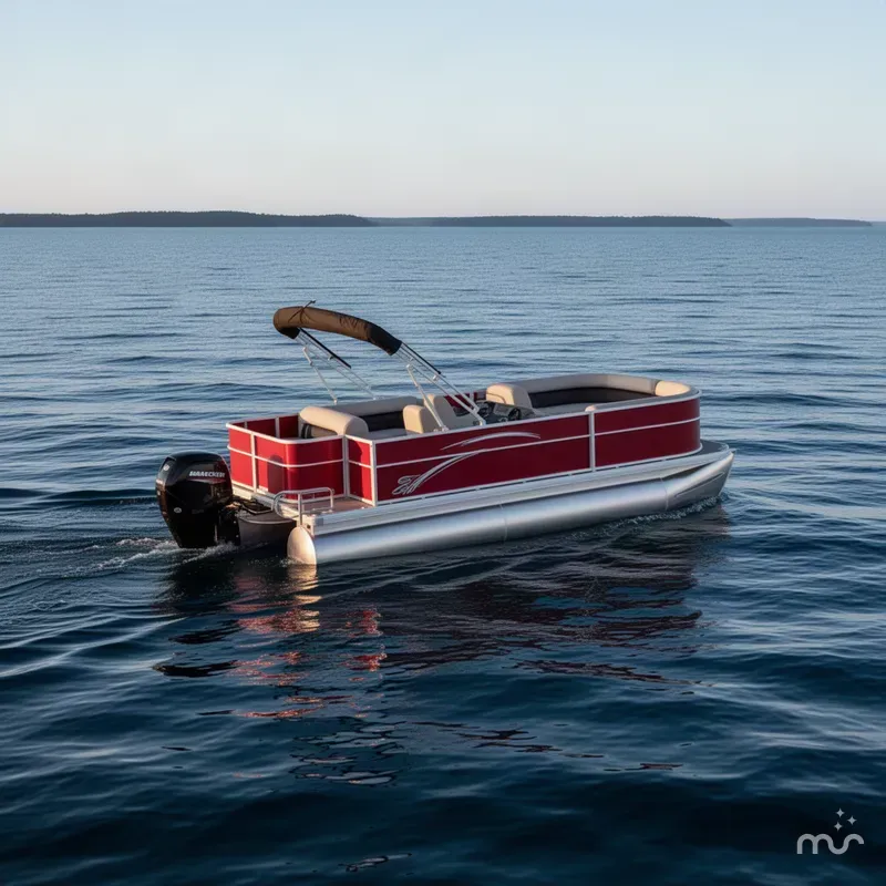 The Image of Sun Tracker Party Barge 18 DLX 2027 - 0