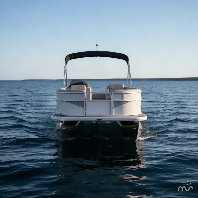Slide: The Image of Sun Tracker Party Barge 16 DLX 2027 - 1