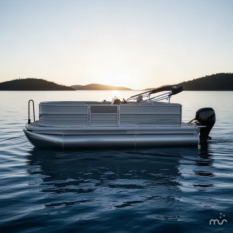 Slide: The Image of Sun Tracker Party Barge 16 DLX 2027 - 2