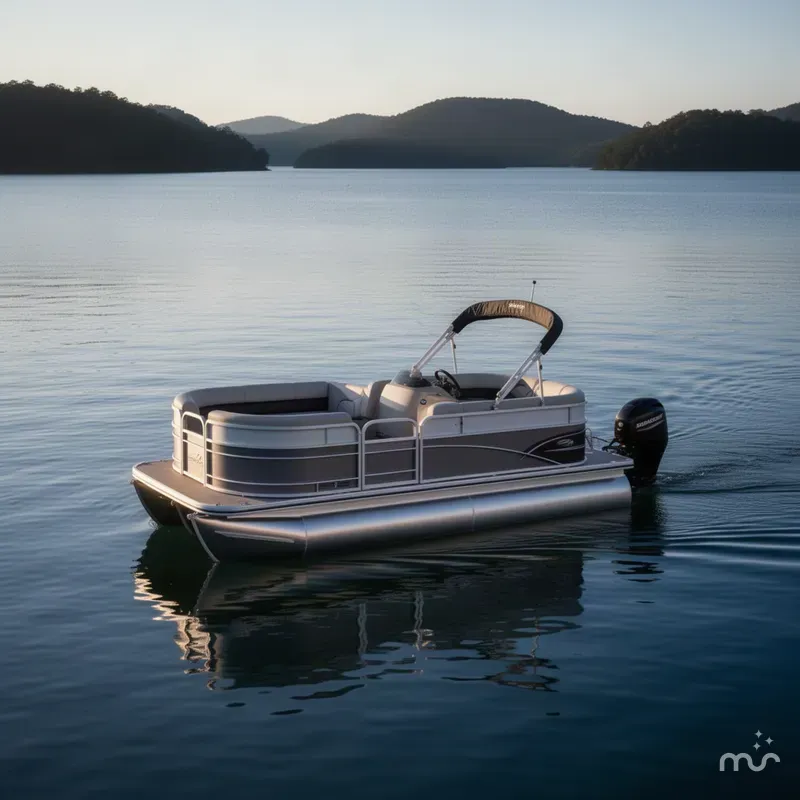 Slide: The Image of Sun Tracker Party Barge 16 DLX 2027 - 4