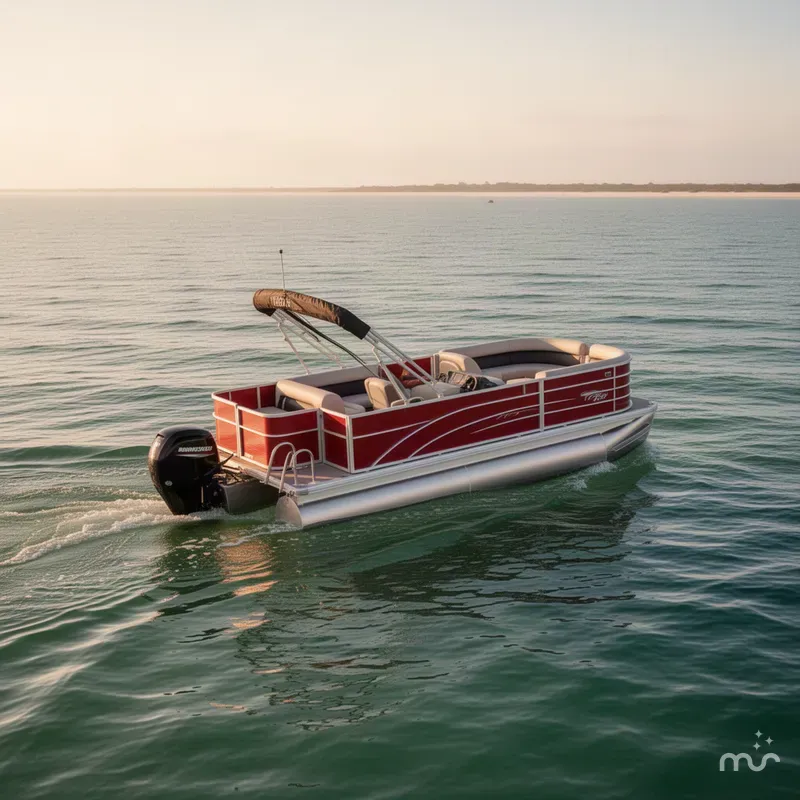 The Image of Sun Tracker Party Barge 18 DLX 2027 - 0