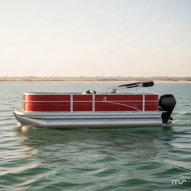 Slide: The Image of Sun Tracker Party Barge 18 DLX 2027 - 1