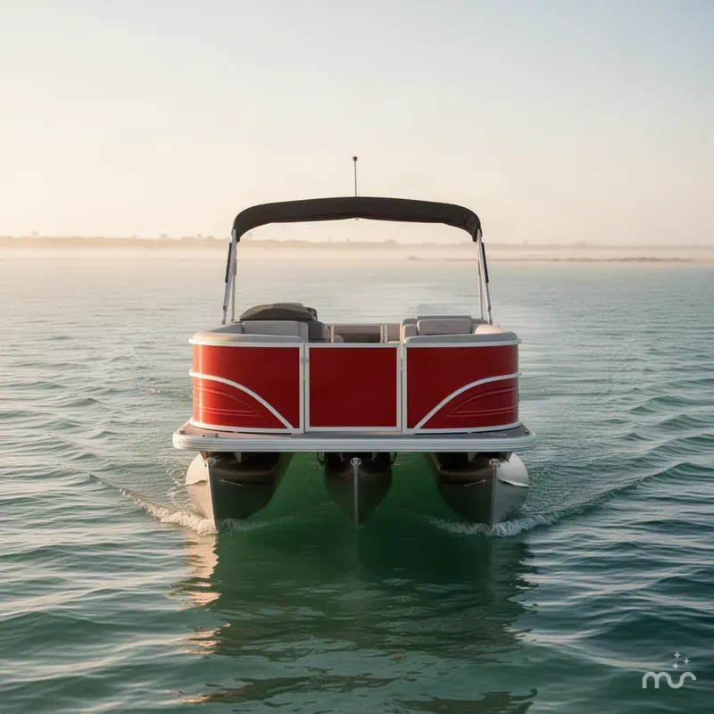 Slide: The Image of Sun Tracker Party Barge 18 DLX 2027 - 2
