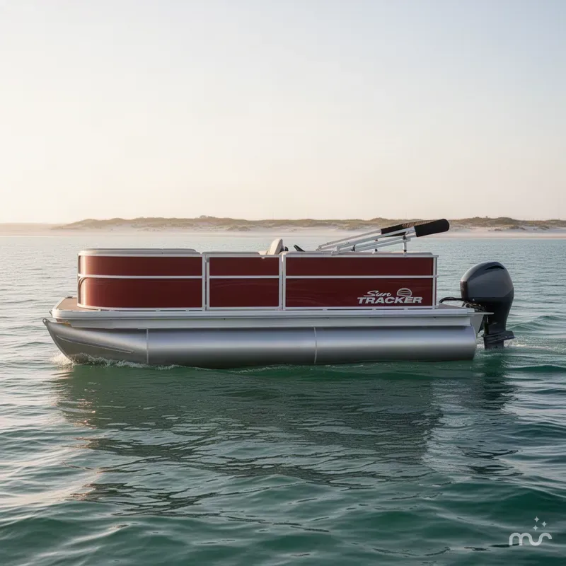 The Image of Sun Tracker Party Barge 16 DLX 2027 - 1