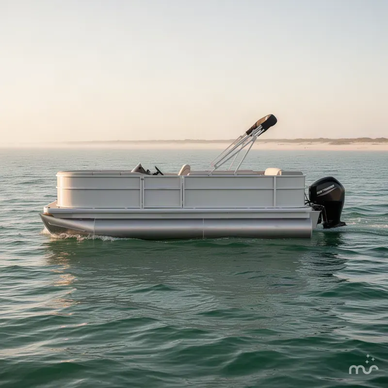 The Image of Sun Tracker Party Barge 18 DLX 2027 - 0