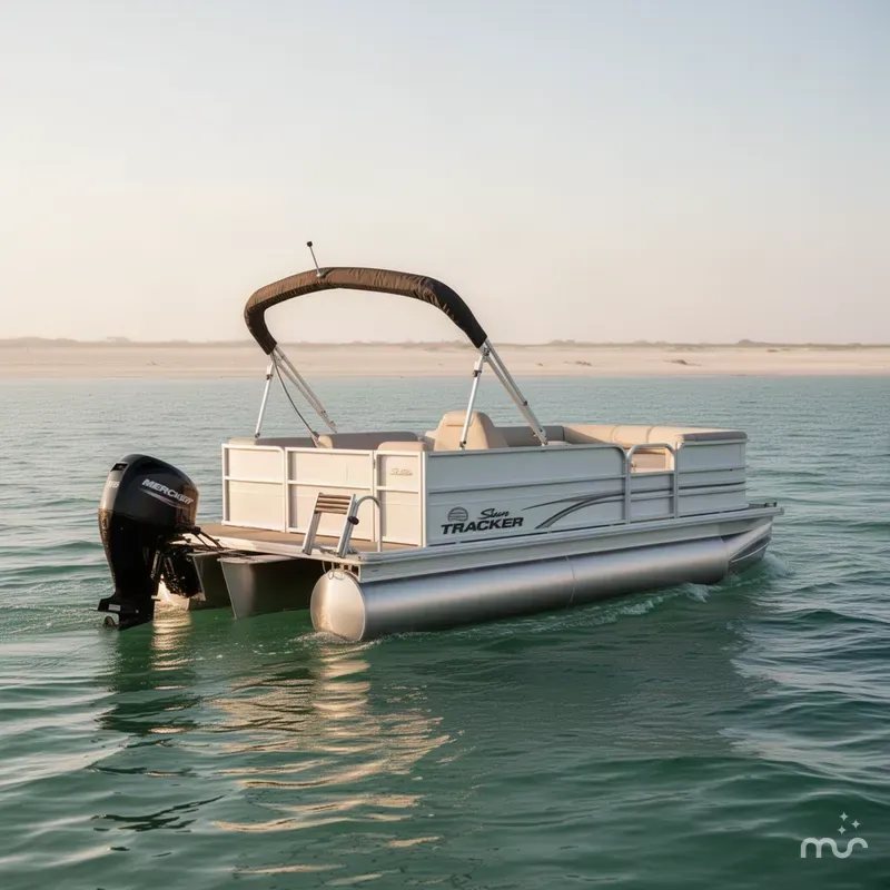 The Image of Sun Tracker Party Barge 16 DLX 2027 - 0
