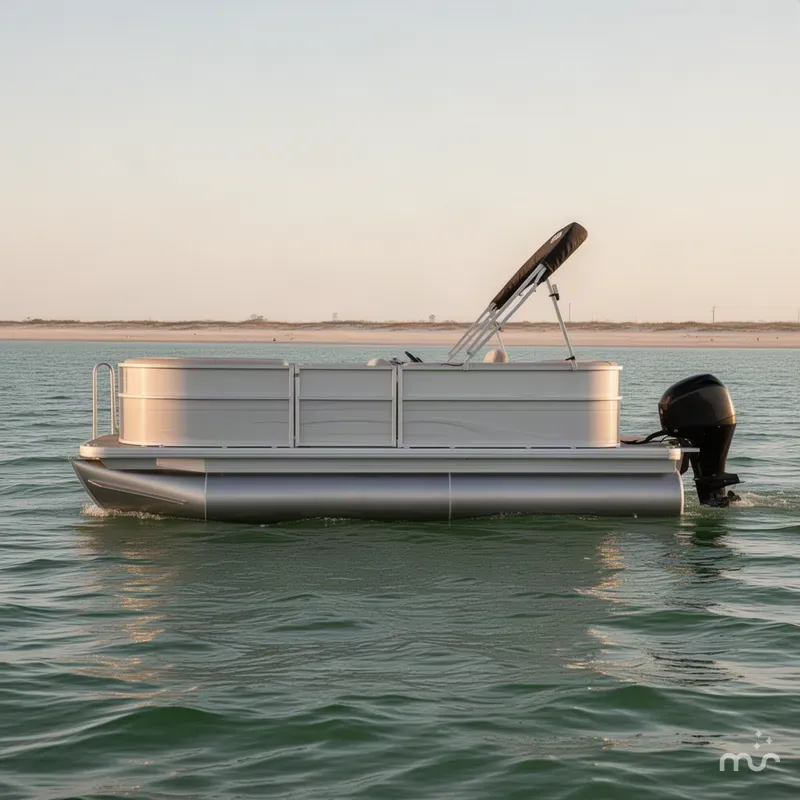 Slide: The Image of Sun Tracker Party Barge 16 DLX 2027 - 1