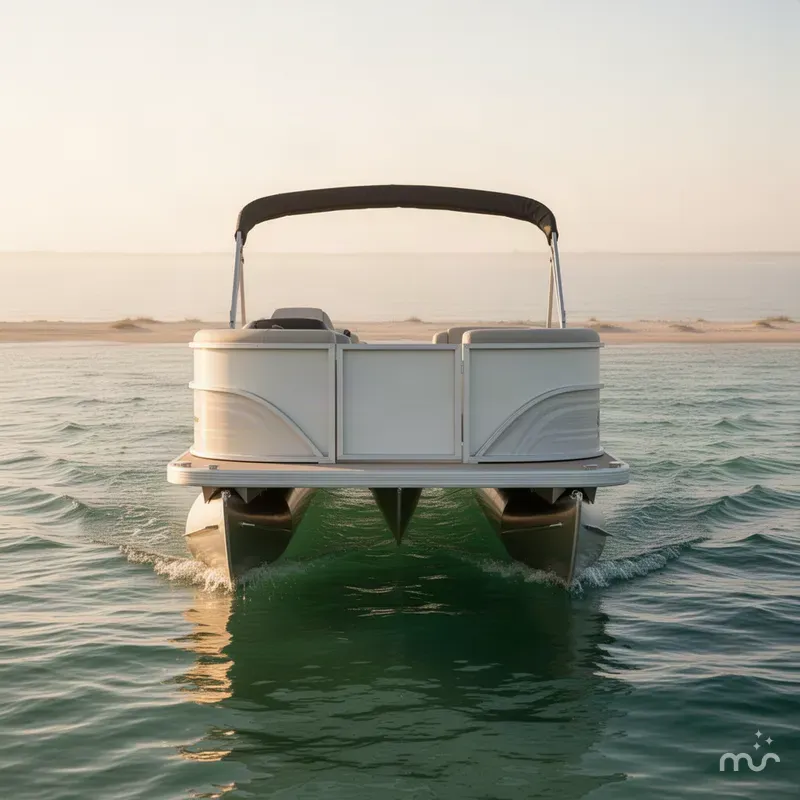 Slide: The Image of Sun Tracker Party Barge 16 DLX 2027 - 3