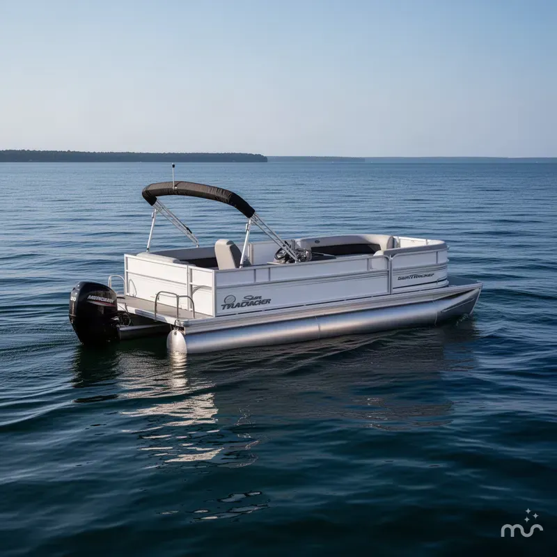 The Image of Sun Tracker Party Barge 16 DLX 2027 - 0