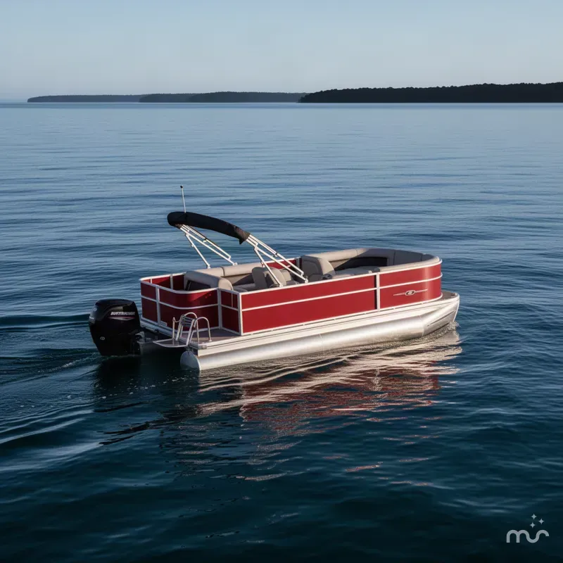 The Image of Sun Tracker Party Barge 18 DLX 2027 - 0