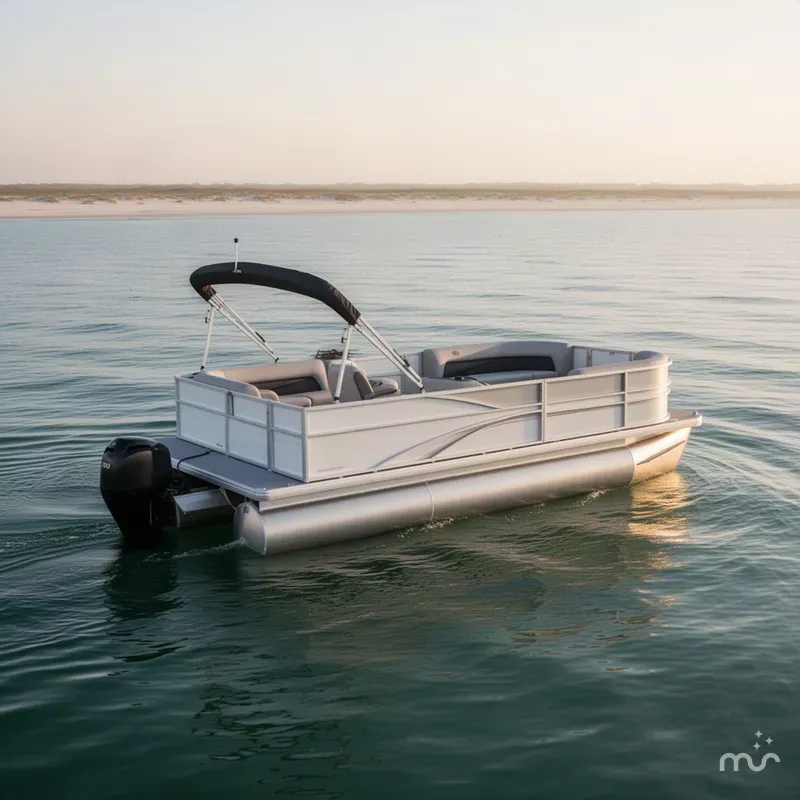 The Image of Sun Tracker Party Barge 16 DLX 2027 - 0