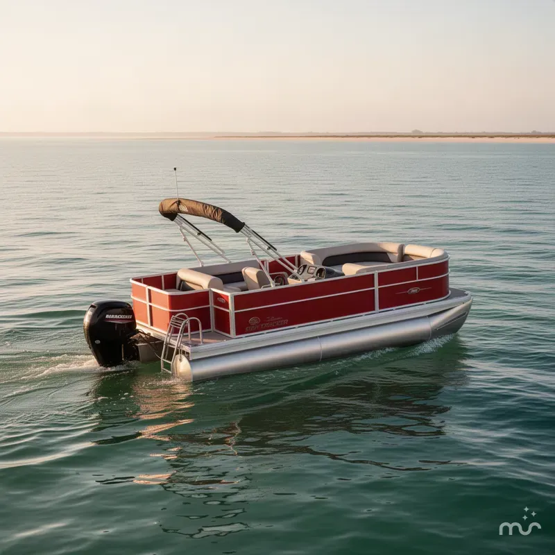 The Image of Sun Tracker Party Barge 18 DLX 2027 - 0