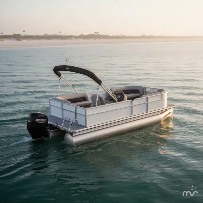 The Image of Sun Tracker Party Barge 16 DLX 2027 - 0