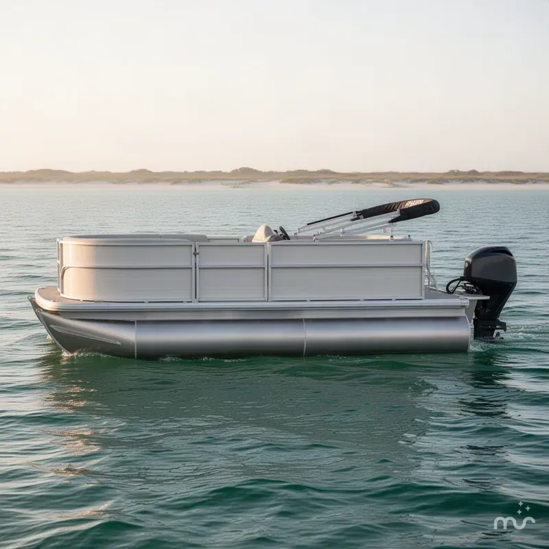Slide: The Image of Sun Tracker Party Barge 16 DLX 2027 - 2