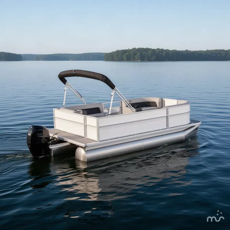 The Image of Sun Tracker Party Barge 16 DLX 2027 - 0