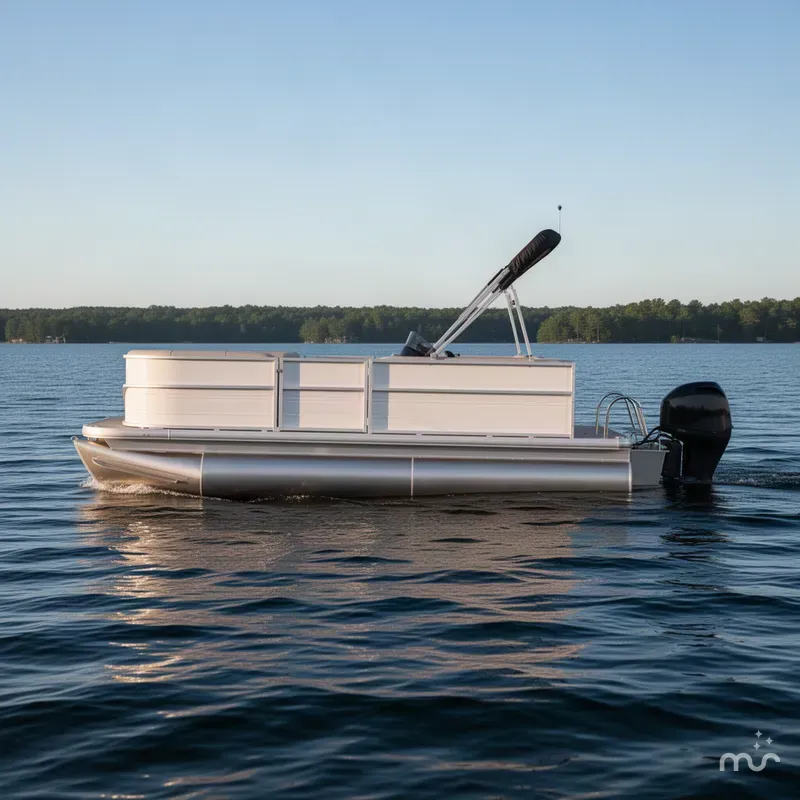Slide: The Image of Sun Tracker Party Barge 16 DLX 2027 - 2