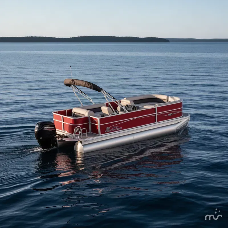 The Image of Sun Tracker Party Barge 18 DLX 2027 - 0