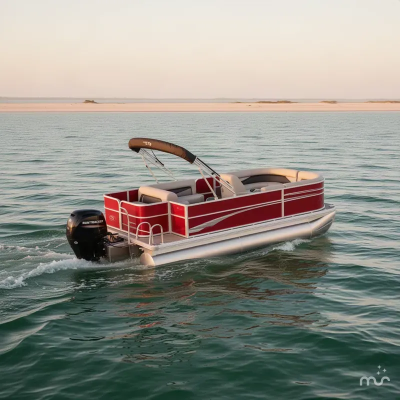 The Image of Sun Tracker Party Barge 18 DLX 2027 - 0