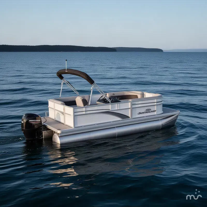 The Image of Sun Tracker Party Barge 16 DLX 2027 - 0