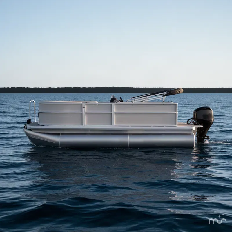 Slide: The Image of Sun Tracker Party Barge 16 DLX 2027 - 1