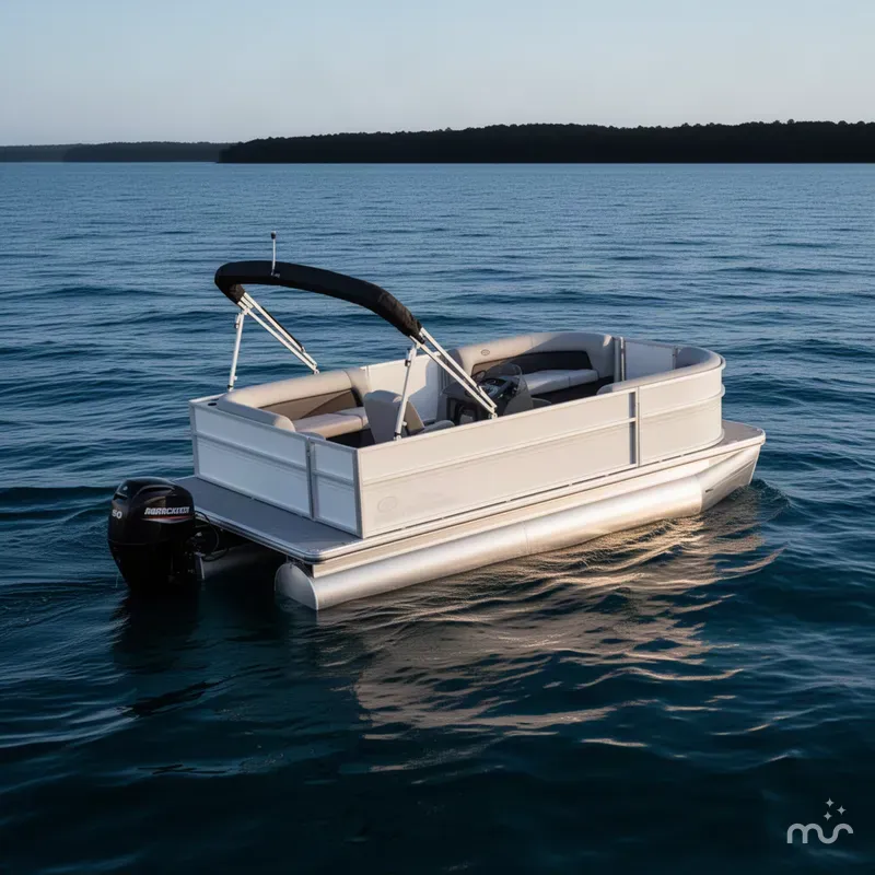 The Image of Sun Tracker Party Barge 16 DLX 2027 - 0