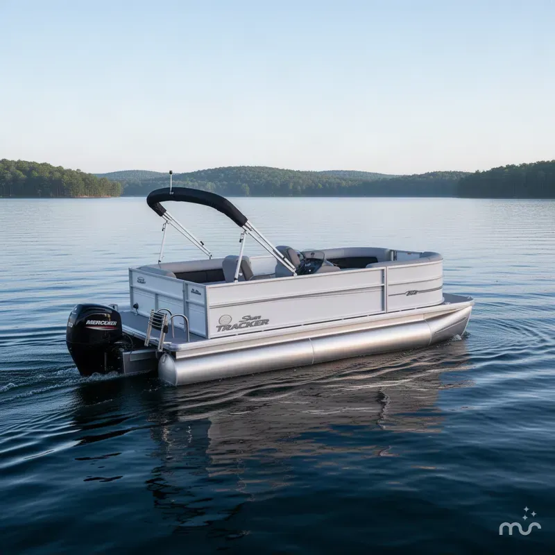 The Image of Sun Tracker Party Barge 16 DLX 2027 - 0