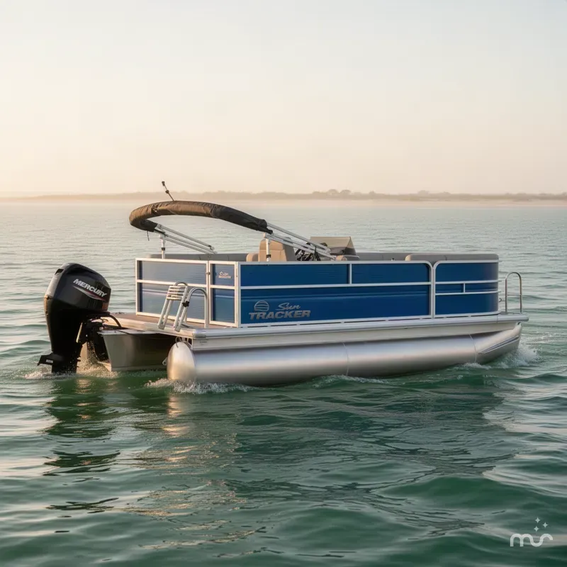 The Image of Sun Tracker Party Barge 16 DLX 2027 - 0