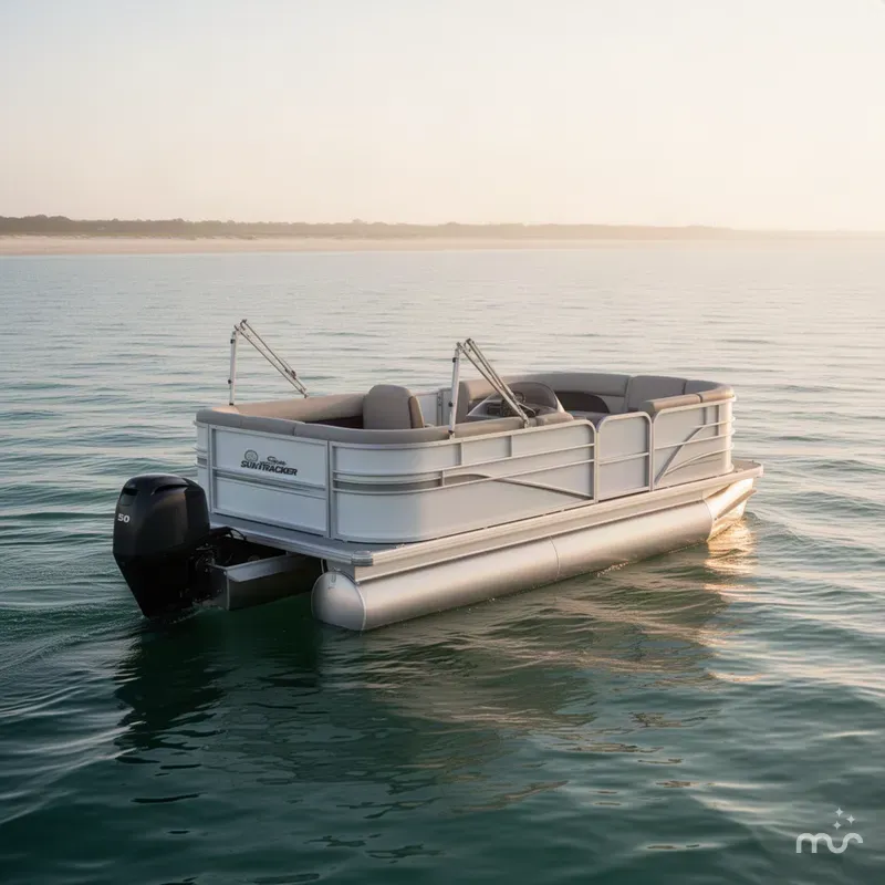 The Image of Sun Tracker Party Barge 16 DLX 2027 - 0