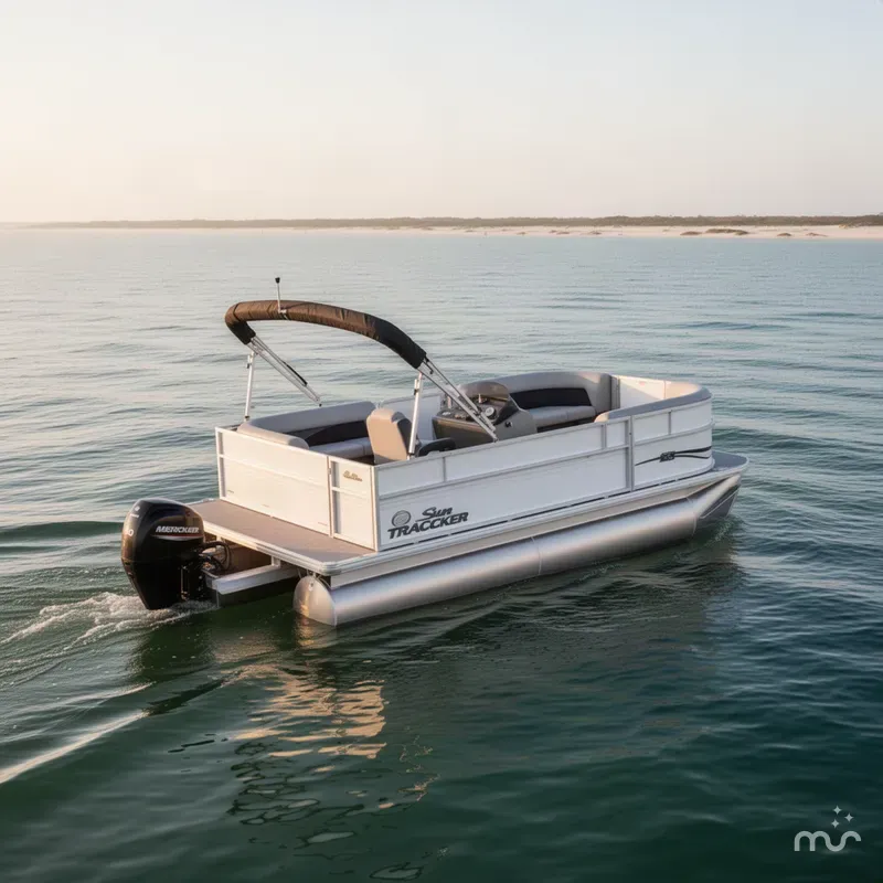 The Image of Sun Tracker Party Barge 16 DLX 2027 - 0