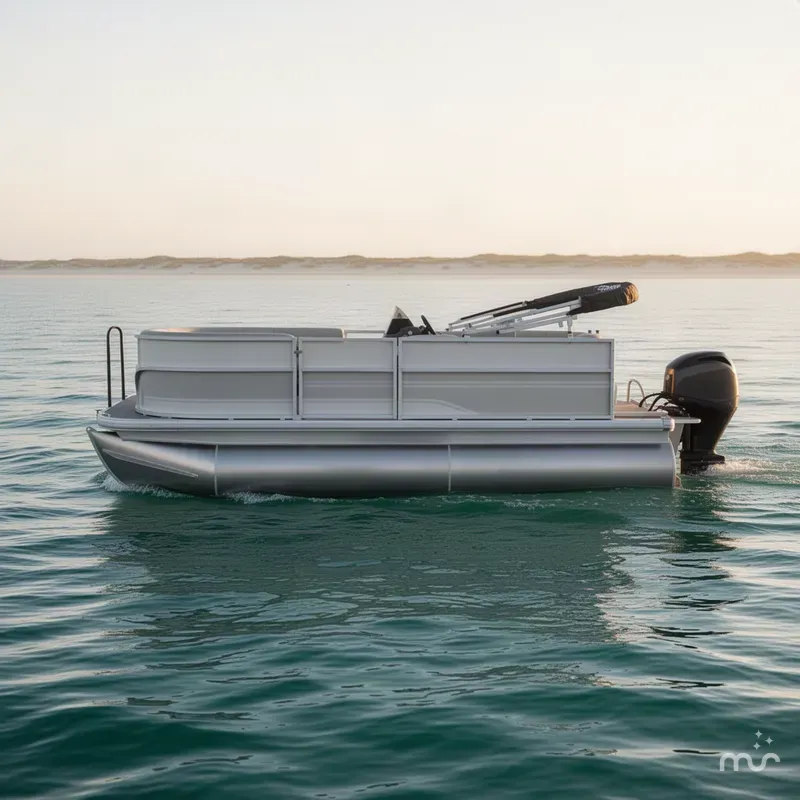 Slide: The Image of Sun Tracker Party Barge 16 DLX 2027 - 1