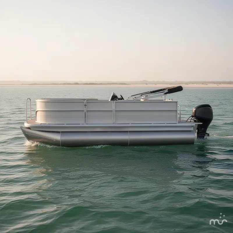 Slide: The Image of Sun Tracker Party Barge 16 DLX 2027 - 1