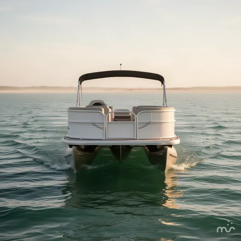 Slide: The Image of Sun Tracker Party Barge 16 DLX 2027 - 2