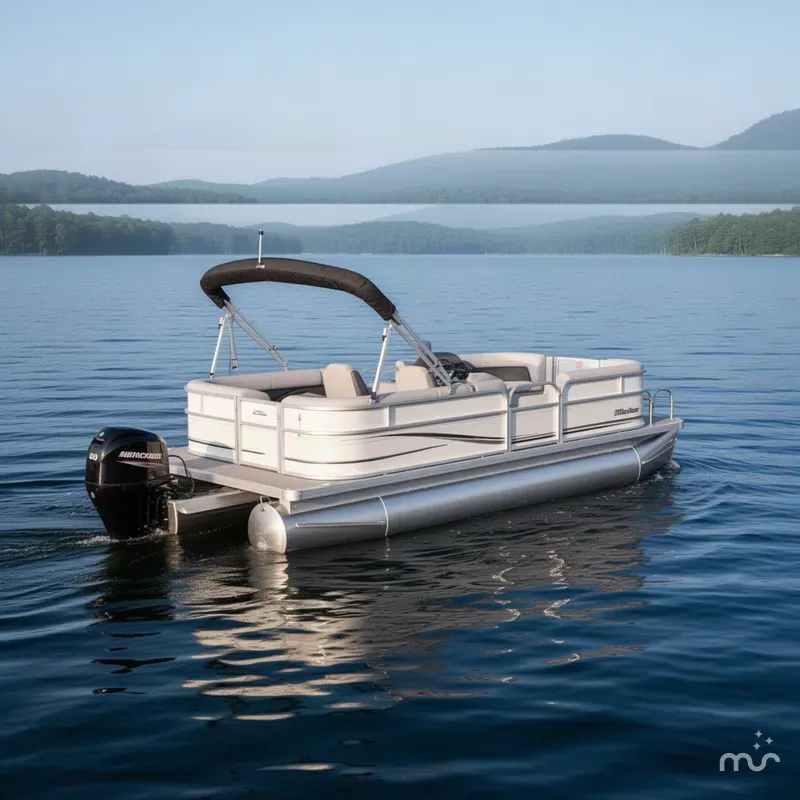 The Image of Sun Tracker Party Barge 16 DLX 2027 - 0