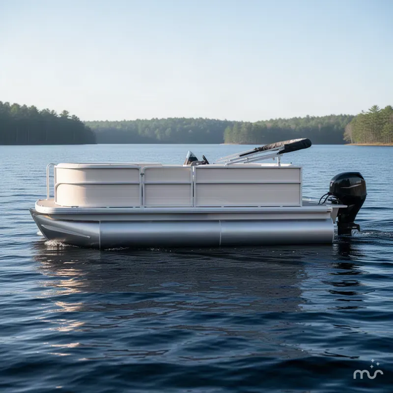 Slide: The Image of Sun Tracker Party Barge 16 DLX 2027 - 1