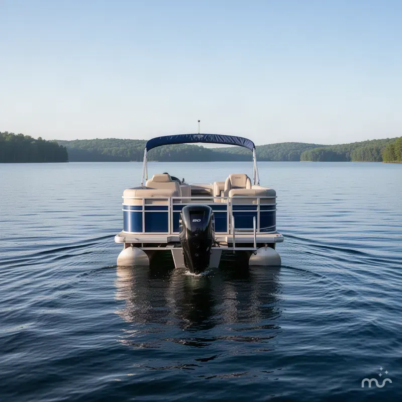 Slide: The Image of Sun Tracker Fishin' Barge 20 DLX 2027 - 2